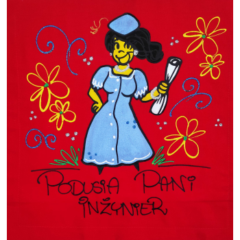 [Db28] Poduszka bawełniana Podusia Pani Inżynier